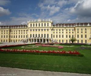 пазл Дворец Шенбрунн, Вена, Австрия